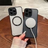 Frameless Slim Borderless Magnetic Ultra Thin Hard Matte Case for iPhone