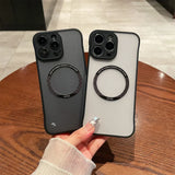Frameless Slim Borderless Magnetic Ultra Thin Hard Matte Case for iPhone
