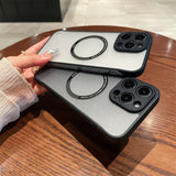 Frameless Slim Borderless Magnetic Ultra Thin Hard Matte Case for iPhone